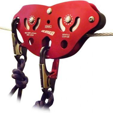 Polea Zipspeed 75mm-Cable-ride.com