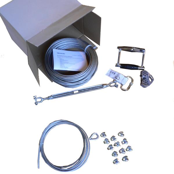 Kit tyrolienne 30 m - White-Cable-ride.com