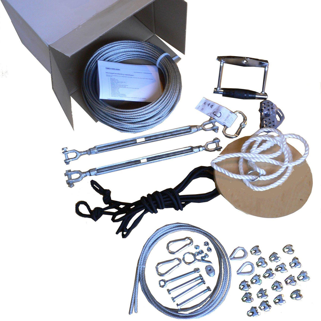 Zipline kit 45 m - Zilver-Kabel-ride.com